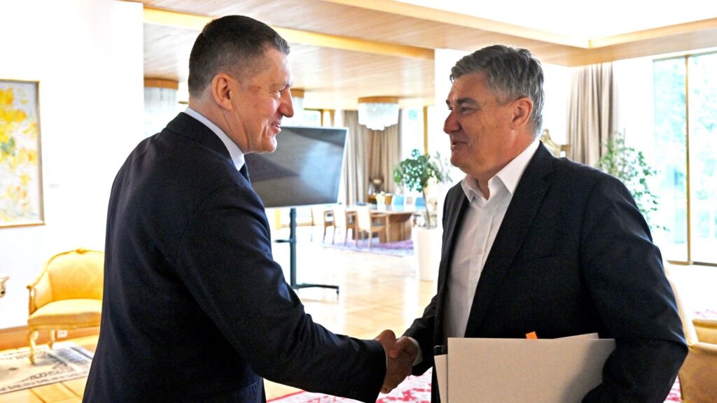 Rektora Sveučilišta obrane i sigurnosti „Dr. Franjo Tuđman“ na prijemu kod Predsjednika