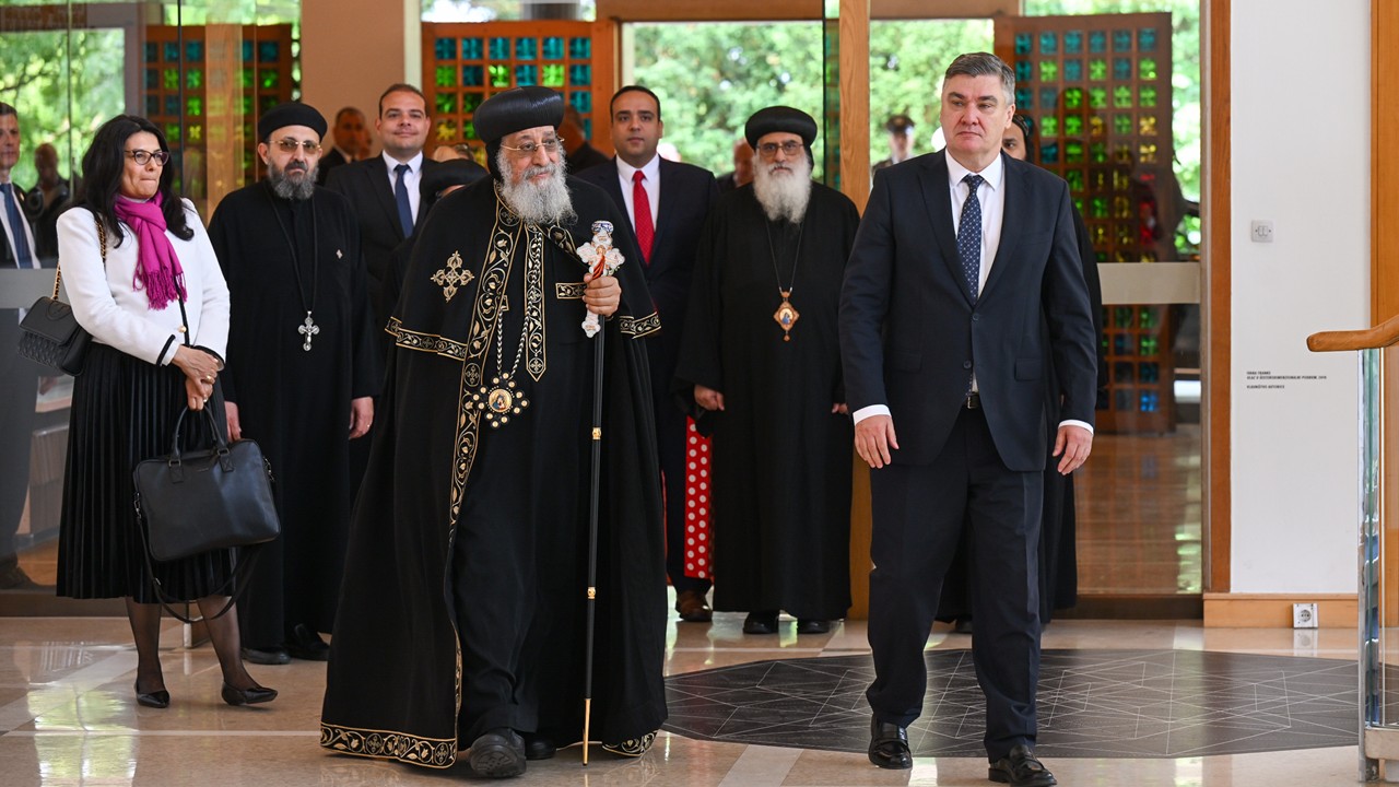 Predsjednik Milanović sastao se s papom Tawadrosom II.